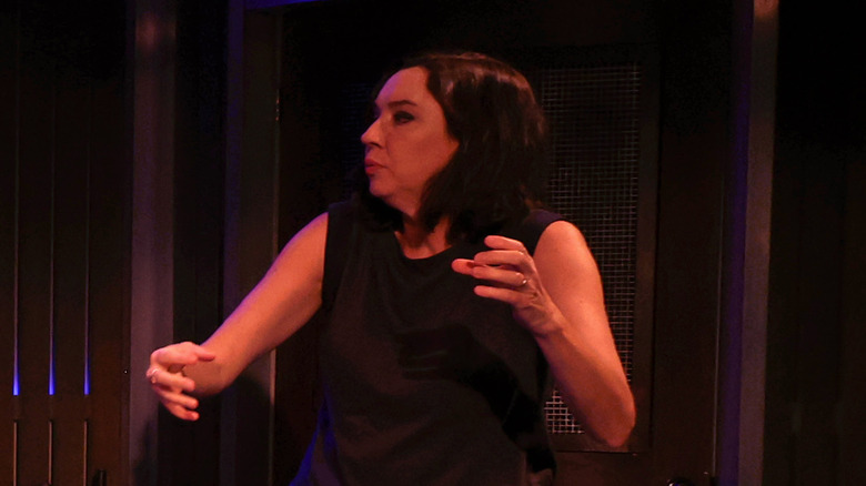 Stephanie Courtney performing