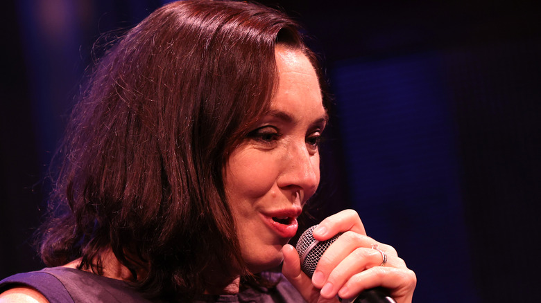 Stephanie Courtney lecturing