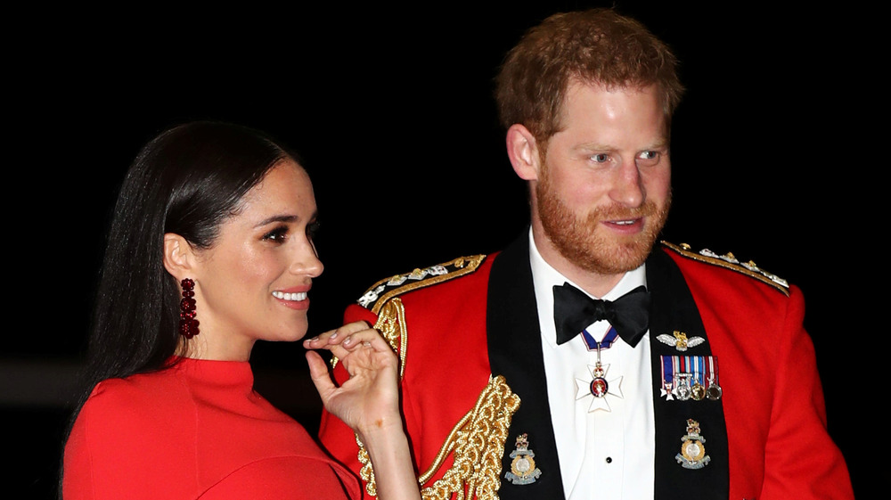 Meghan and Harry attend the Mountbatten Music Festival in 2020