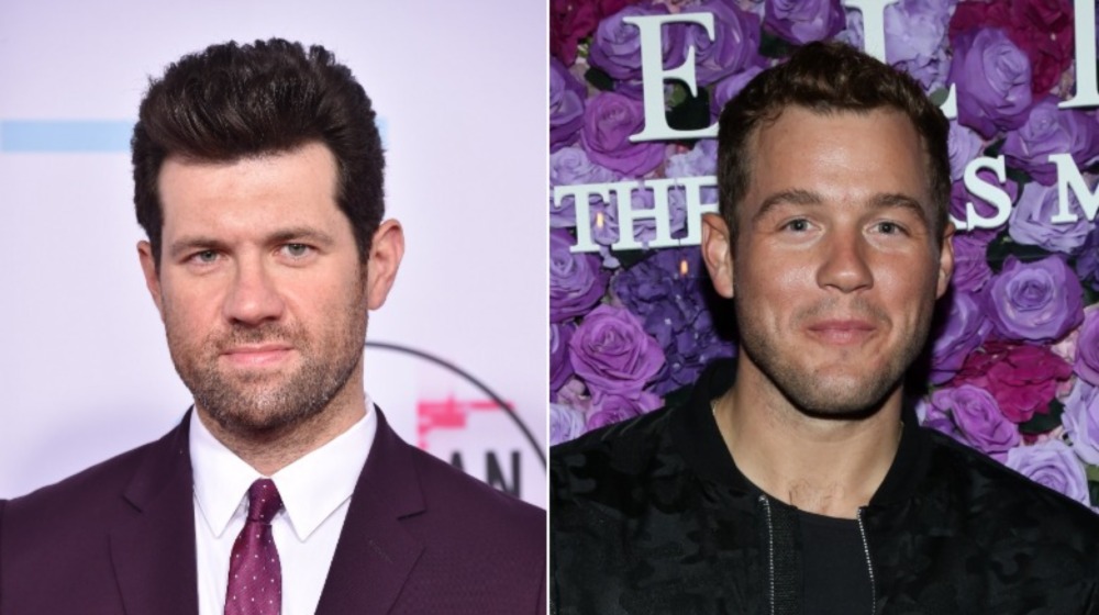 Billy Eichner and Colton Underwood split image