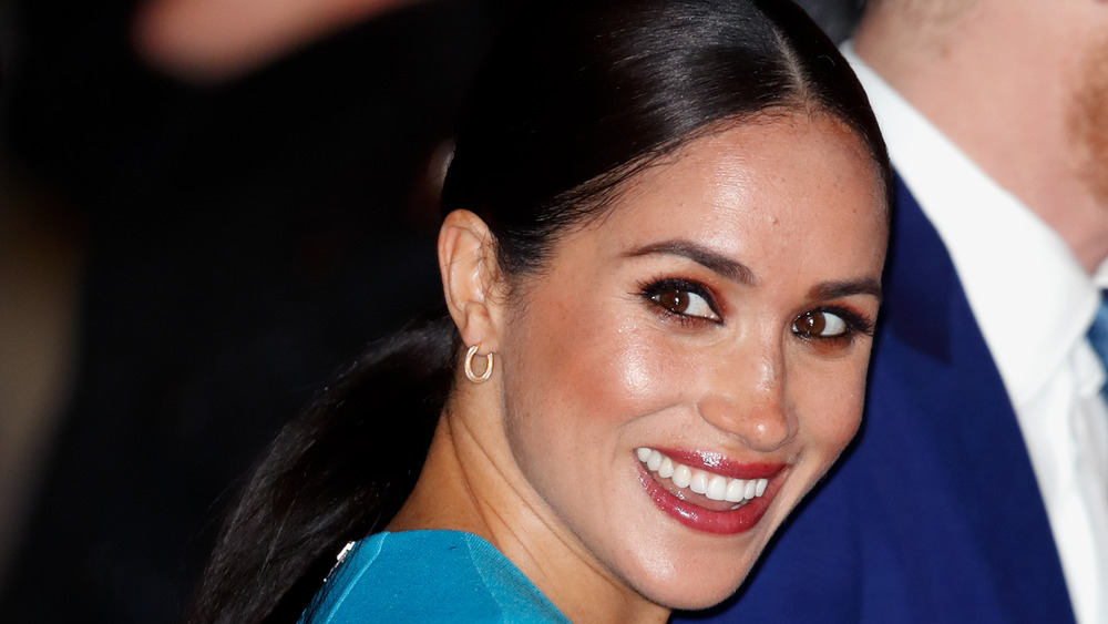 Meghan Markle smiles 