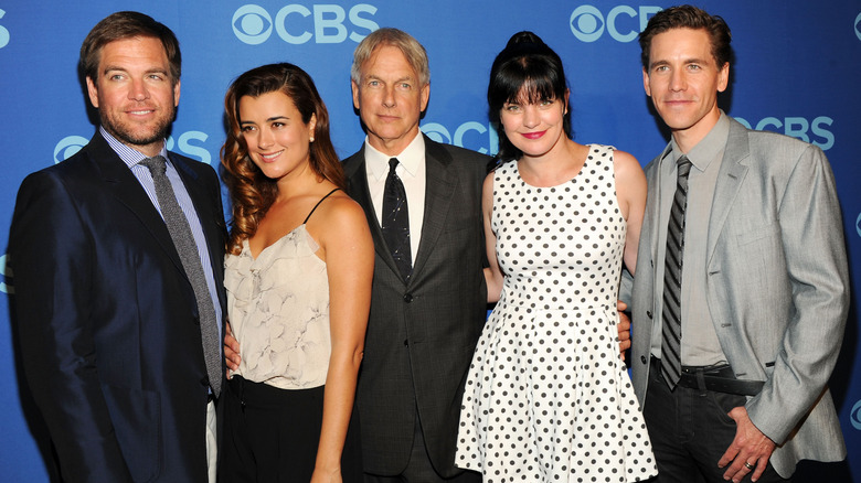 Mark Harmon and the cast of "NCIS"