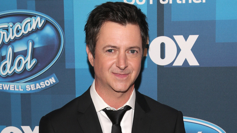 Brian Dunkleman on the red carpet