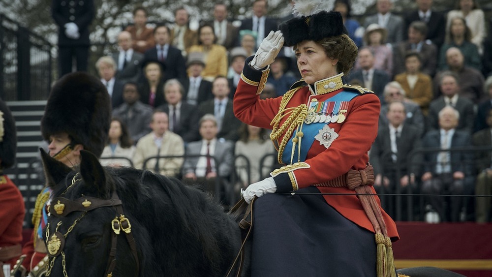 Olivia Colman as Queen Elizabeth II in The Crown