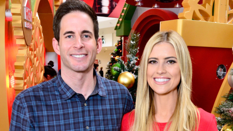 Tarek El Moussa and Christina Haack smiling