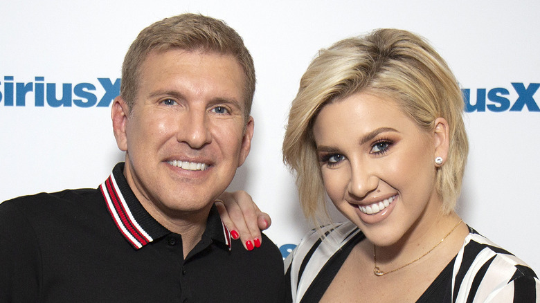 Todd and Savannah Chrisley smiling