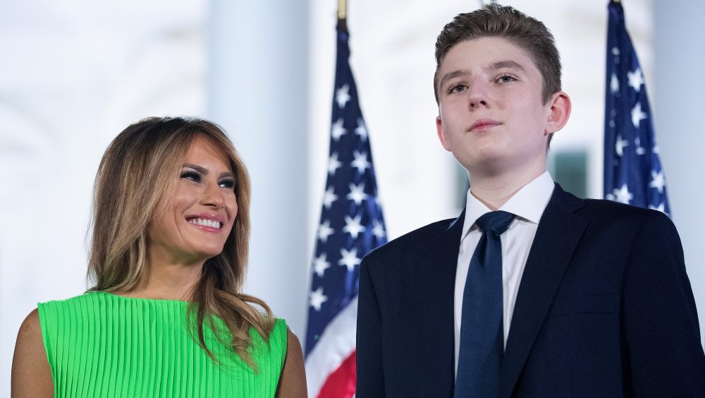 Melania and Barron Trump