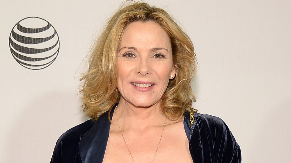 Kim Cattrall smiling 