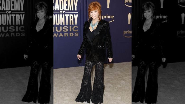 Reba McEntire in Ralph Lauren dress at Country Music Awards