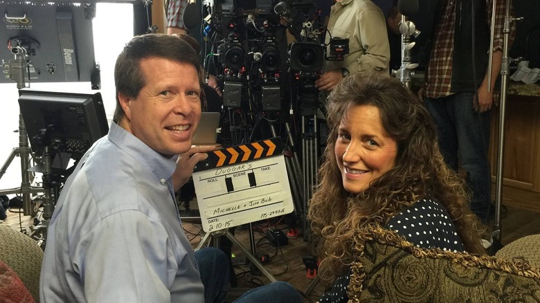 Jim Bob, Michelle Duggar with cameras