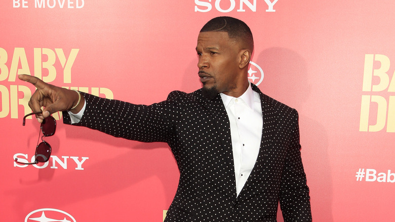 Jamie Foxx on the red carpet