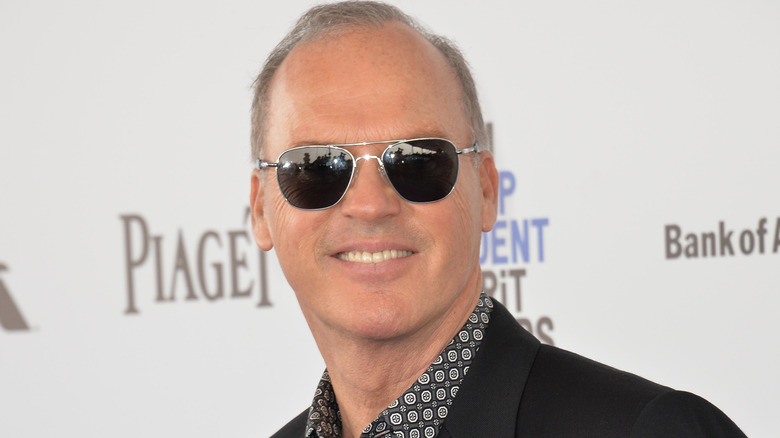 Michael Keaton smiling