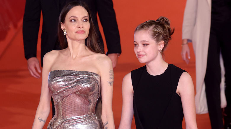Angelina Jolie and Shiloh Jolie-Pitt at 16th Rome Film Festival