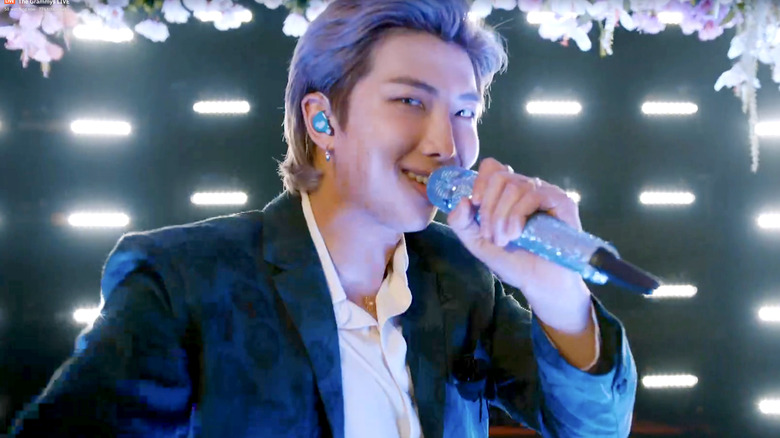 BTS member RM performing