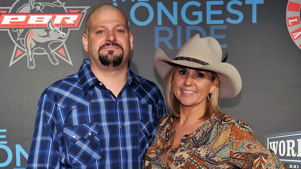 Jarrod Schulz and Brandi Passante smiling 