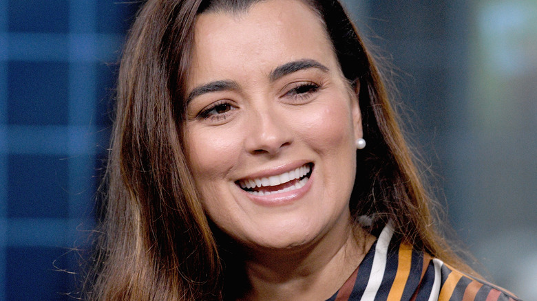 Cote de Pablo smiling 