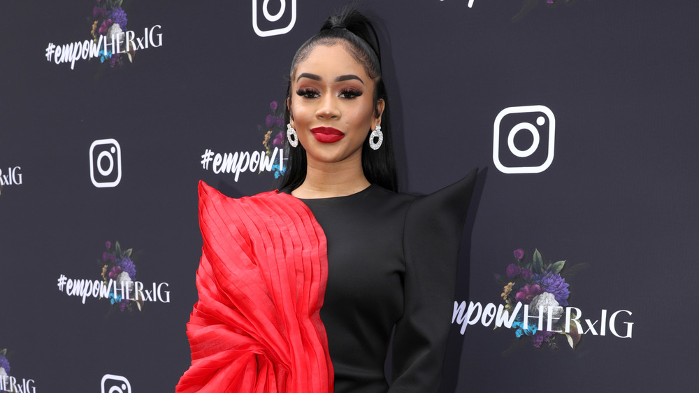 Saweetie at a Grammy luncheon in 2020