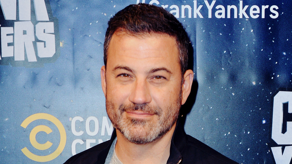 Jimmy Kimmel smiling in casual attire 