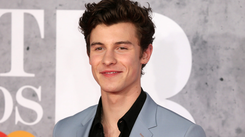 Shawn Mendes smiling