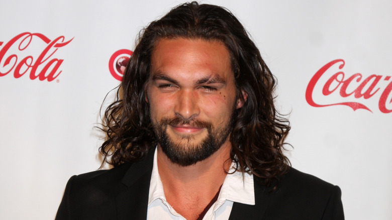 Jason Momoa smiling