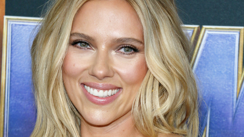 Scarlett Johansson smiling in 2019