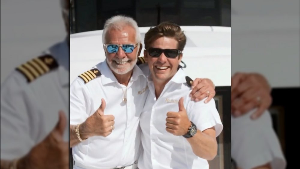 Eddie Lucas and Captain Lee Rosbach