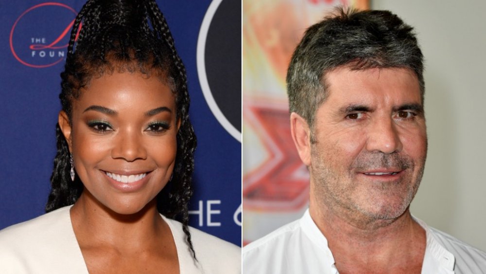 Gabrielle Union and Simon Cowell