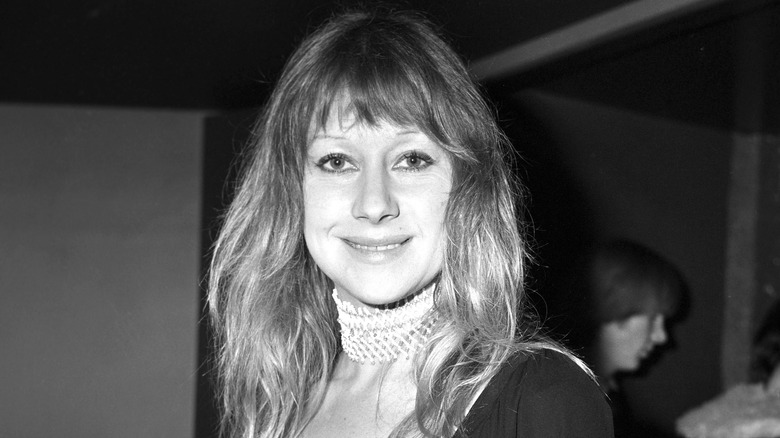 Helen Mirren, 1985, black-and-white shot