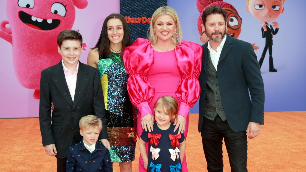 Kelly Clarkson and family 