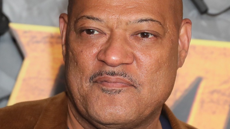 Laurence Fishburne at the "MacGruber" launch party in December 2021. 