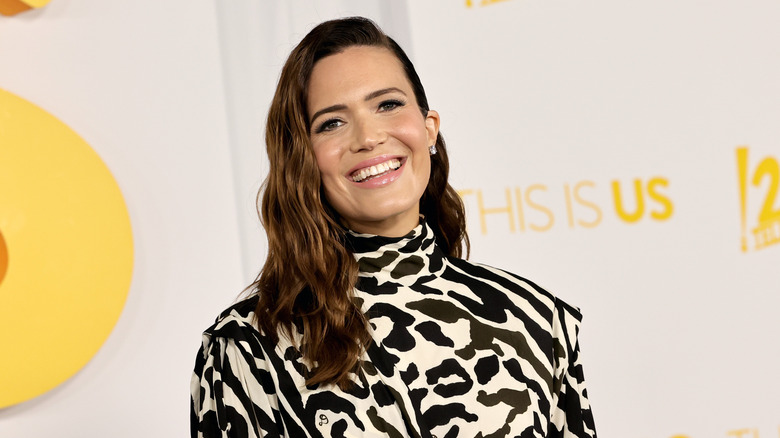 Mandy Moore smiling