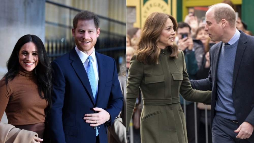 Prince Harry, Meghan Markle, Prince William, and Kate Middleton