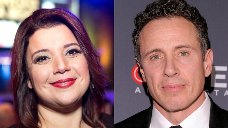 Ana Navarro smiling and Chris Cuomo smiling 