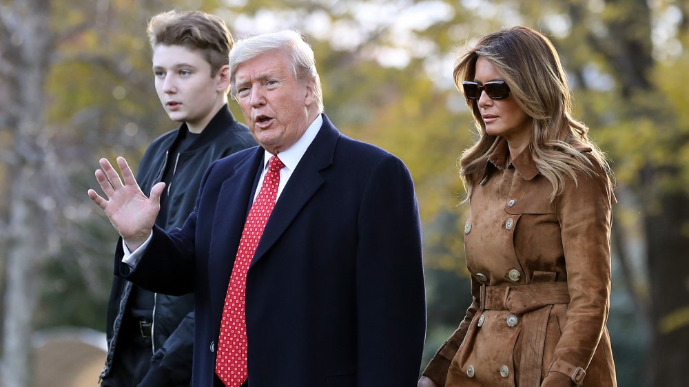 Barron Donald and Melania 