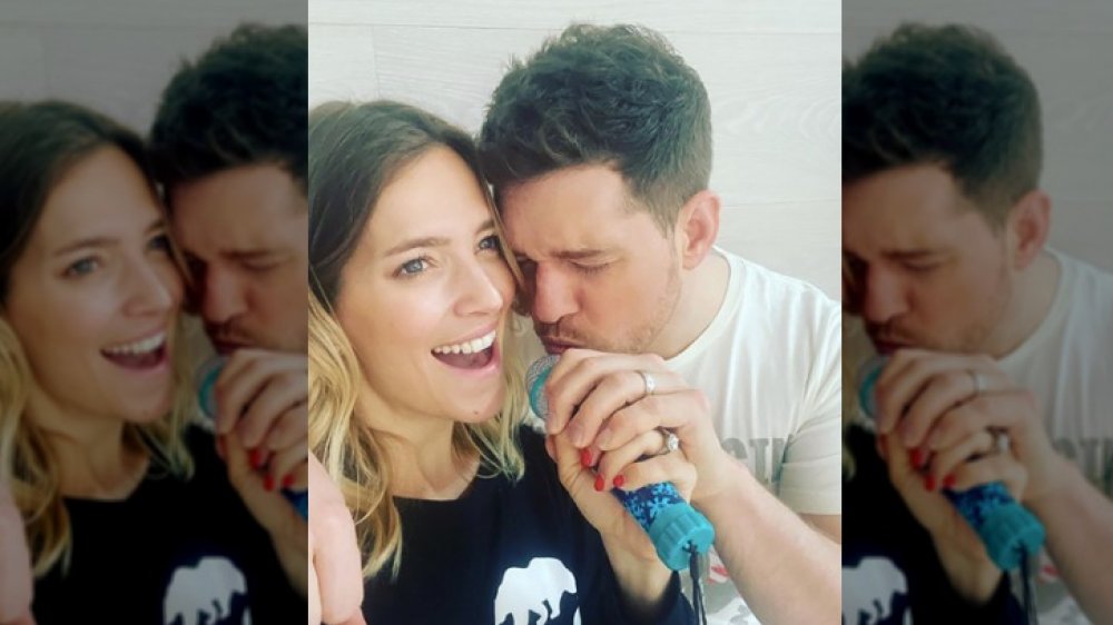 Luisana Lopilato and Michael Buble