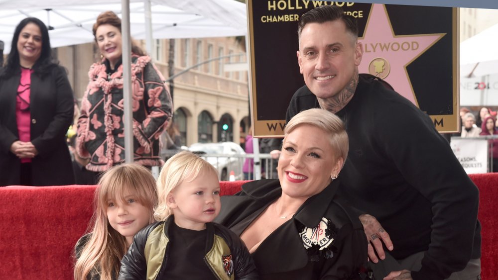 Carey Hart and Pink with their kids