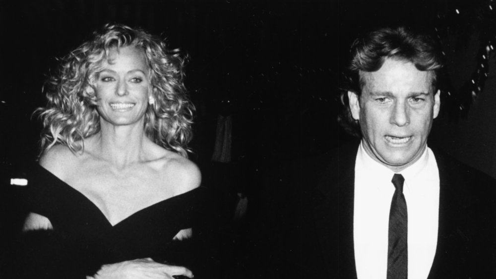 Farrah Fawcett and Ryan O'Neal 