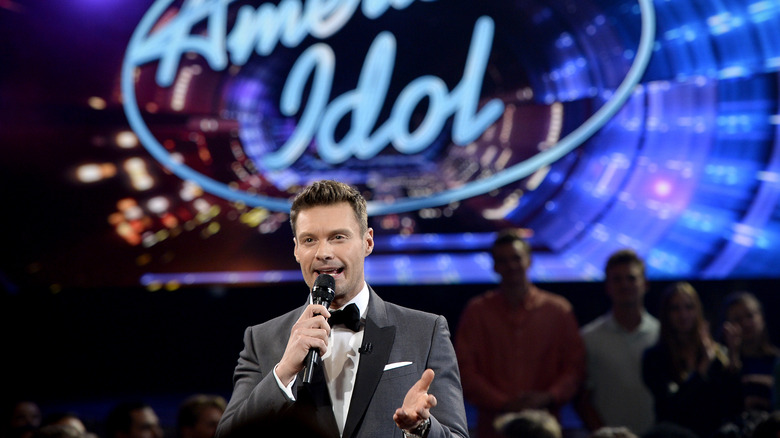 Ryan Seacrest hosting American Idol