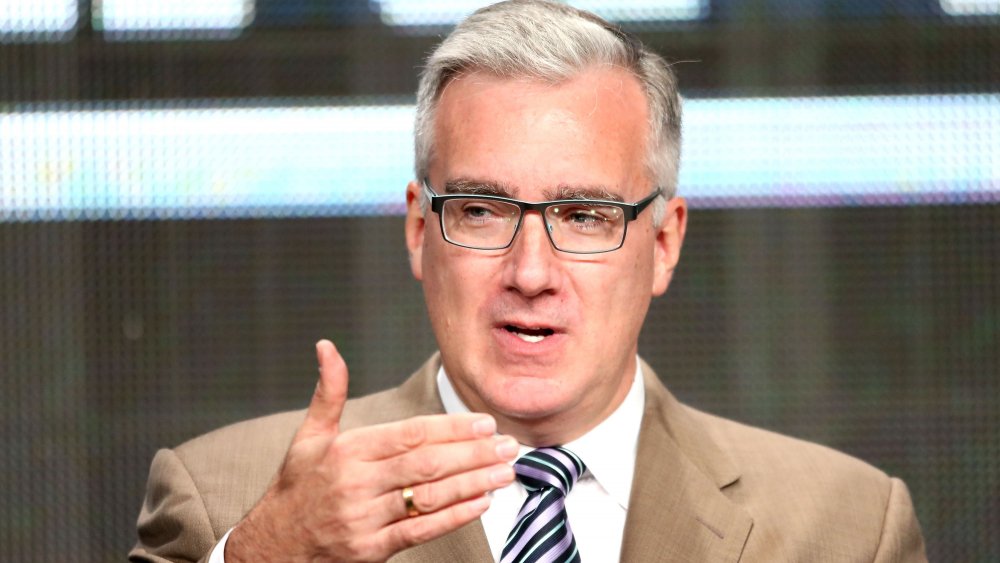 Keith Olbermann speaking at the 2013 Summer Television Critics Association tour 