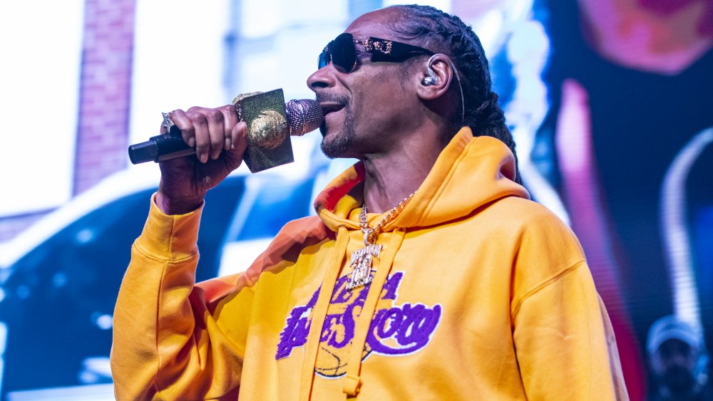 Snoop Dogg performing at The Filmore in Los Angeles 