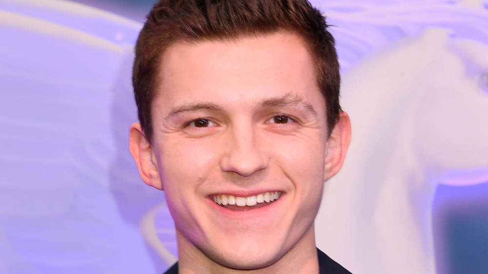 Tom Holland smiling