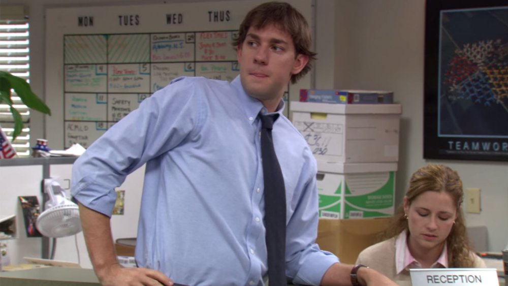 Jim and Pam in The Office