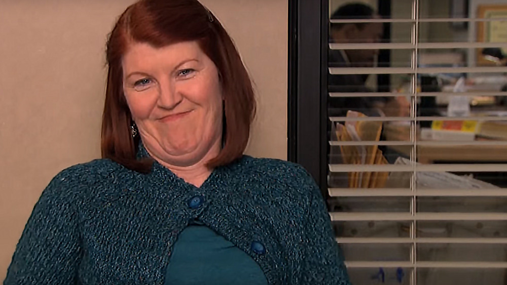 Meredith smiling in The Office