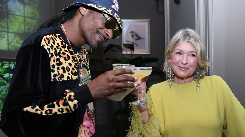 Snoop Dogg and Martha Stewart hanging out