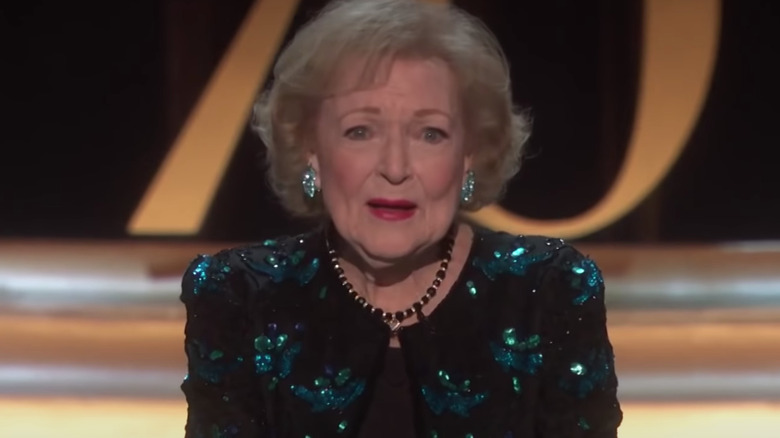 Betty White at the 70th Emmy Awards