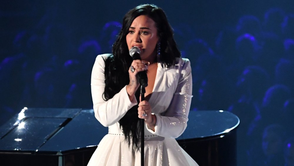 Demi Lovato performs