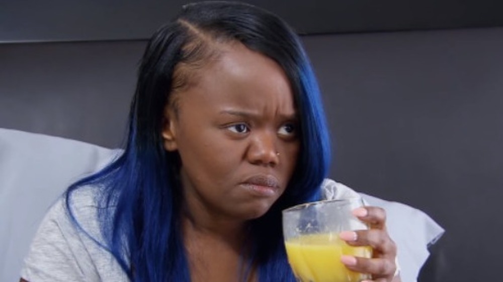 Monie frowning on Season 2 of Little Women: Atlanta