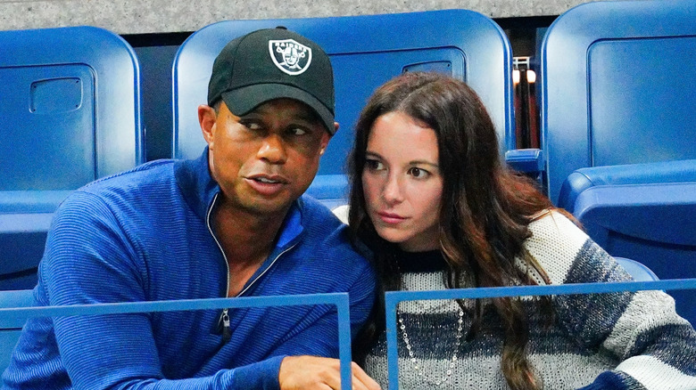 Tiger Woods and Erica Herman together