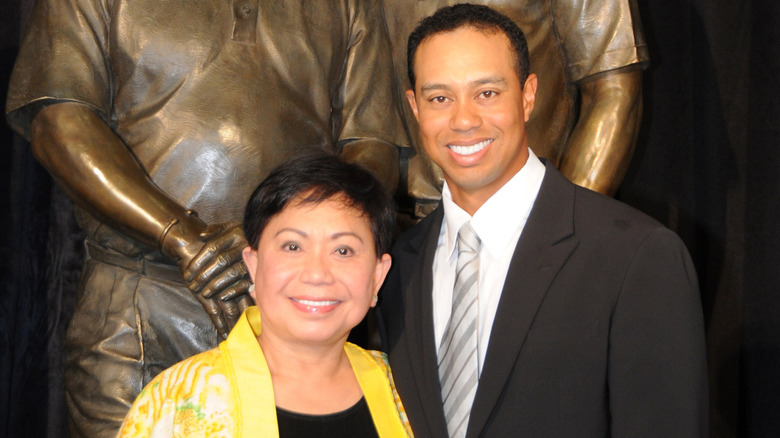 Tiger Woods and mom Kultida Woods