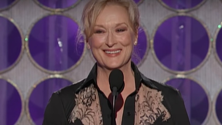 Meryl Streep laughing 